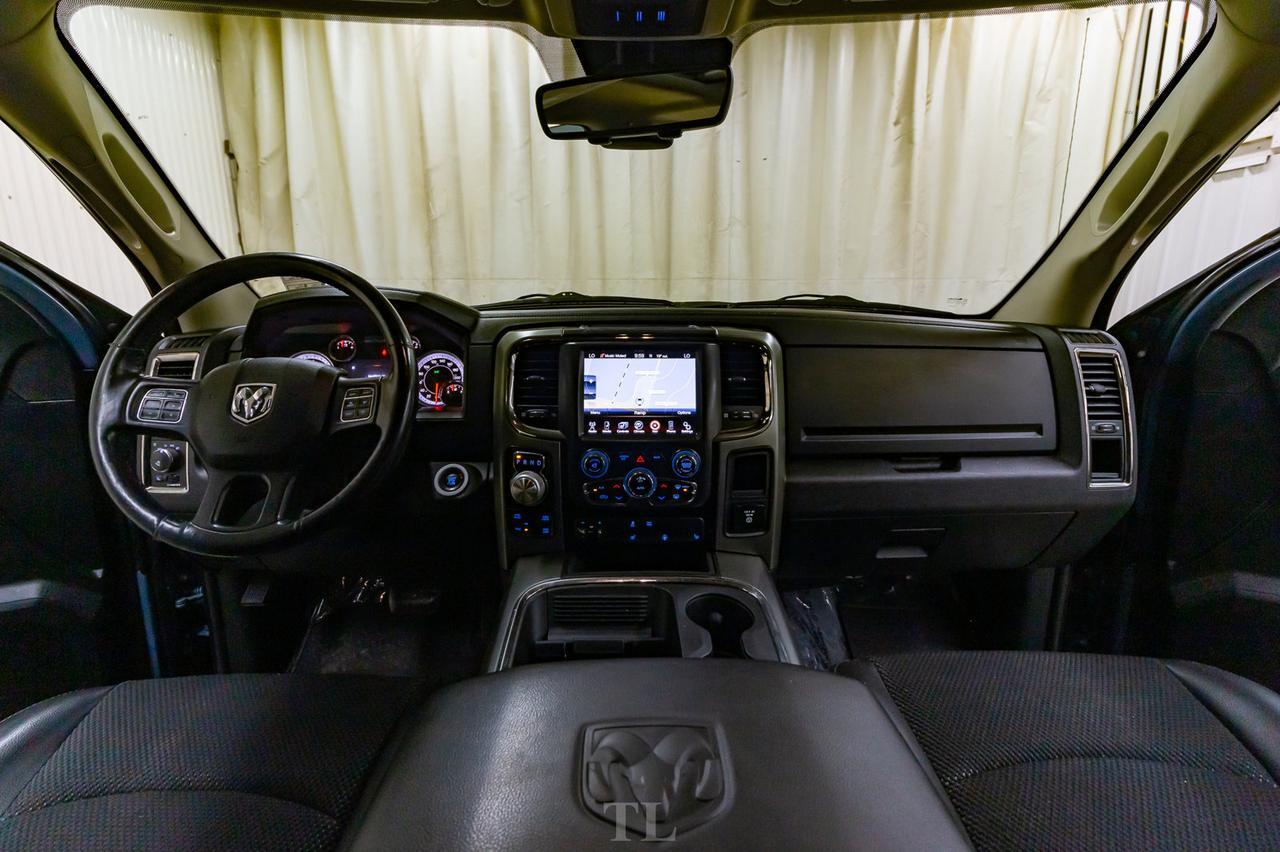2015 Ram 1500 4x4 Crew Cab Sport Leather Roof Nav BCam Red Deer AB