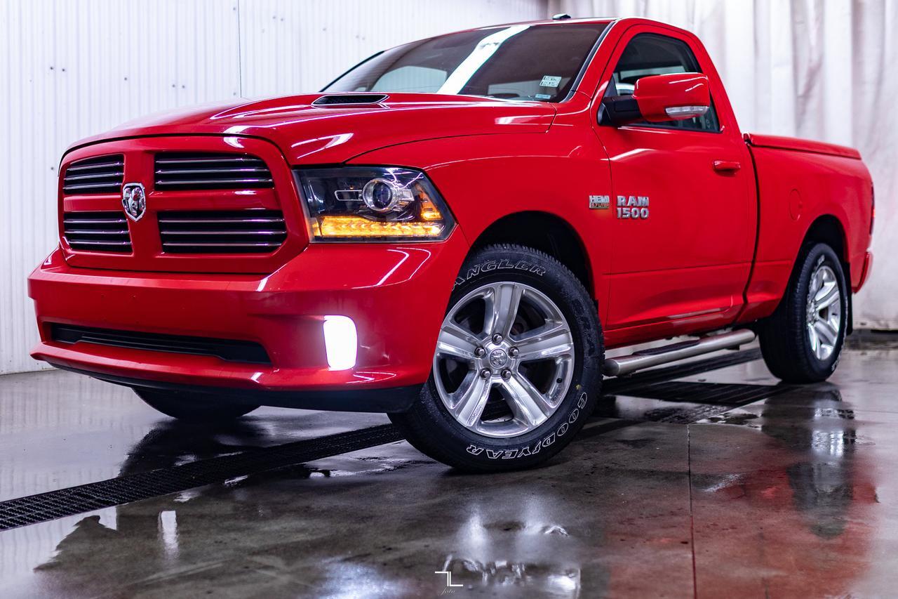 2015 Ram 1500 4x4 Reg Cab Sport Leather Nav BCam Red Deer AB