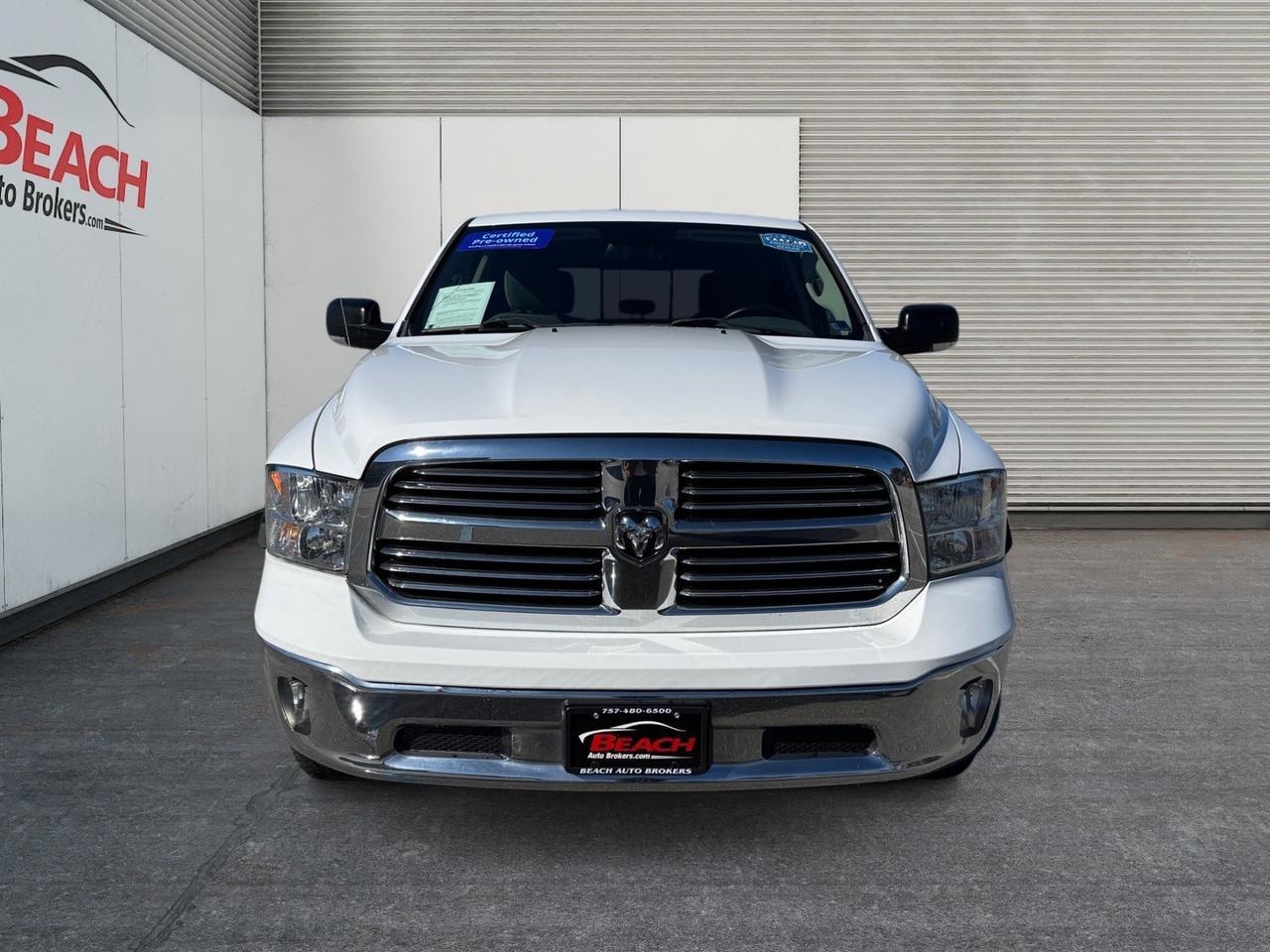 2015 Ram 1500 Big Horn, REAR SLIDING WINDOW, POWER FOLDING MIRRORS, BACKUP CAMERA, REMOTE KEYLESS ENTRY, BLUETOOTH, TOW PACKAGE, HEATED SEATS, HEATED STEERING WHEEL, TONNEAU COVER, LOW MILES! Norfolk VA