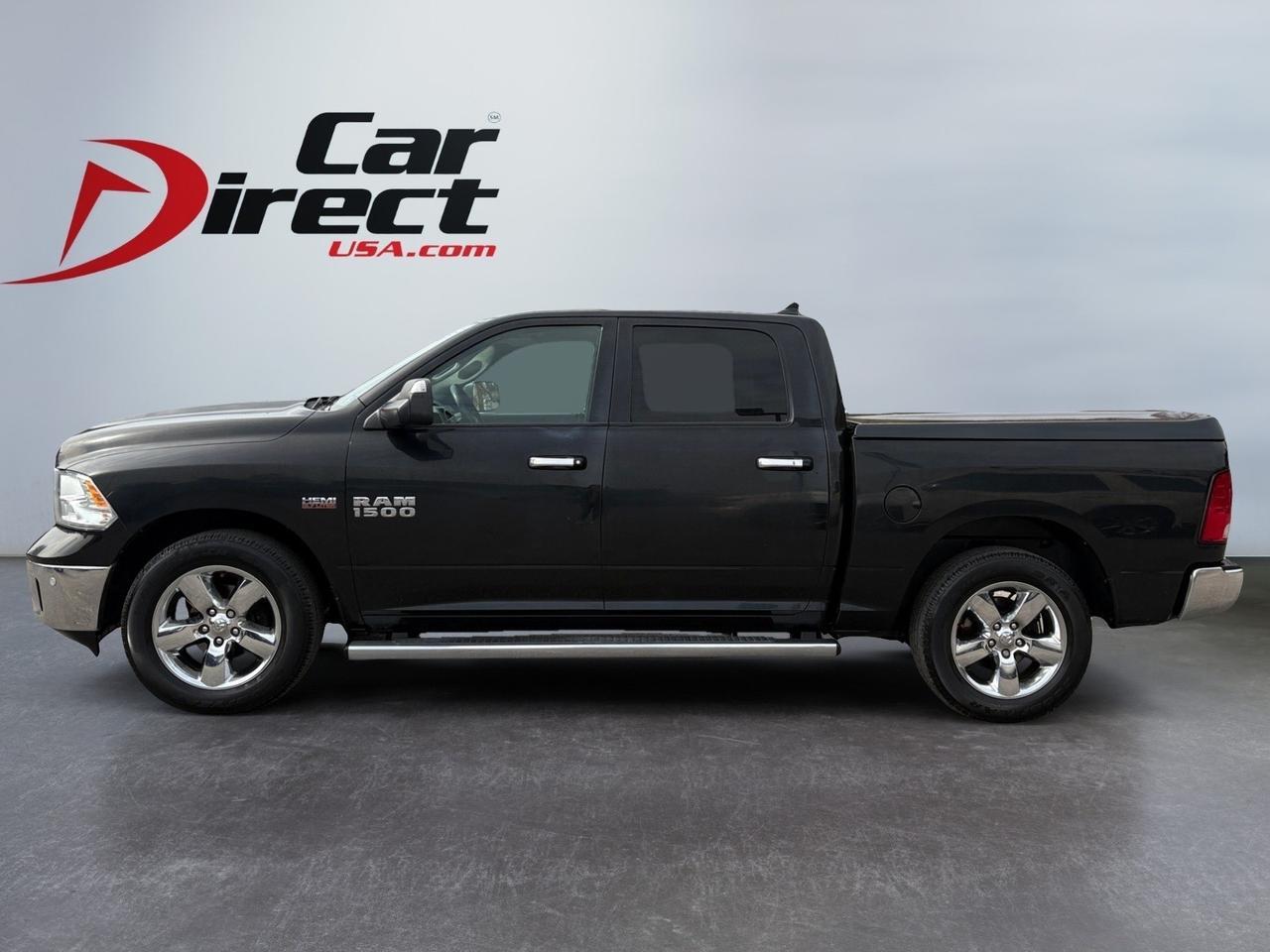 2015 Ram 1500 Big Horn, RUNNING BOARDS, HARD TONNEAU COVER, BACKUP CAMERA WITH PARKING SENSORS, TOW PACKAGE, NAVIGATION, ONLY 1 OWNER, GO BIG ON THE ROAD ON IN THIS RAM!