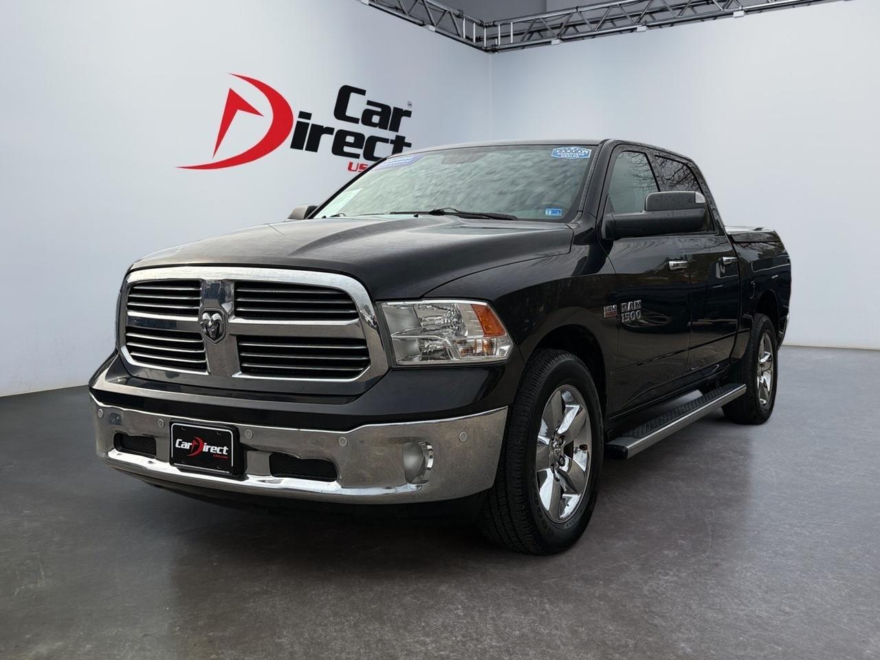 2015 Ram 1500 Big Horn, RUNNING BOARDS, HARD TONNEAU COVER, BACKUP CAMERA WITH PARKING SENSORS, TOW PACKAGE, NAVIGATION, ONLY 1 OWNER, GO BIG ON THE ROAD ON IN THIS RAM!
