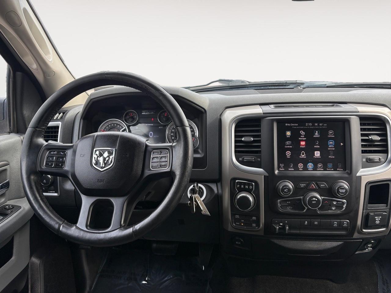 2015 Ram 1500 Big Horn, RUNNING BOARDS, HARD TONNEAU COVER, BACKUP CAMERA WITH PARKING SENSORS, TOW PACKAGE, NAVIGATION, ONLY 1 OWNER, GO BIG ON THE ROAD ON IN THIS RAM!