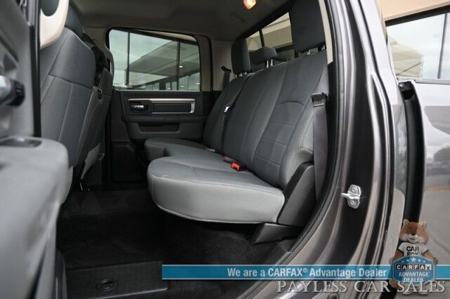 2015 Ram 1500 SLT / 4X4 / Crew Cab / 5.7L V8 Hemi / Power Locks, Windows & Doors / Premium Cloth Seats / Bluetooth / Bed Liner / Tonneau Cover / Aluminum Wheels / Tow Pkg / Only 58K MIles Anchorage AK