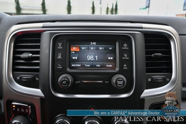 2015 Ram 1500 SLT / 4X4 / Crew Cab / 5.7L V8 Hemi / Power Locks, Windows & Doors / Premium Cloth Seats / Bluetooth / Bed Liner / Tonneau Cover / Aluminum Wheels / Tow Pkg / Only 58K MIles Anchorage AK
