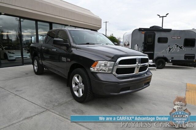 2015 Ram 1500 SLT / 4X4 / Crew Cab / 5.7L V8 Hemi / Power Locks, Windows & Doors / Premium Cloth Seats / Bluetooth / Bed Liner / Tonneau Cover / Aluminum Wheels / Tow Pkg / Only 58K MIles Anchorage AK