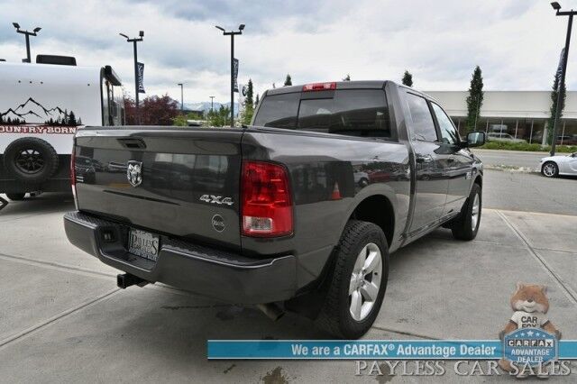 2015 Ram 1500 SLT / 4X4 / Crew Cab / 5.7L V8 Hemi / Power Locks, Windows & Doors / Premium Cloth Seats / Bluetooth / Bed Liner / Tonneau Cover / Aluminum Wheels / Tow Pkg / Only 58K MIles Anchorage AK