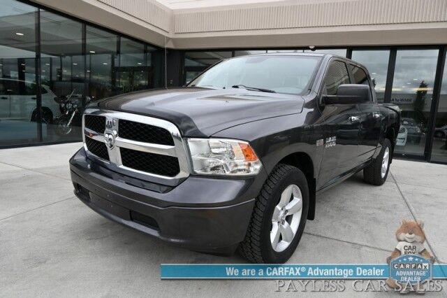 2015 Ram 1500 SLT / 4X4 / Crew Cab / 5.7L V8 Hemi / Power Locks, Windows & Doors / Premium Cloth Seats / Bluetooth / Bed Liner / Tonneau Cover / Aluminum Wheels / Tow Pkg / Only 58K MIles Anchorage AK