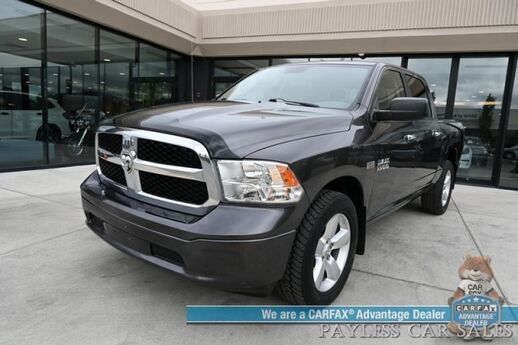 2015 Ram 1500 SLT / 4X4 / Crew Cab / 5.7L V8 Hemi / Power Locks, Windows & Doors / Premium Cloth Seats / Bluetooth / Bed Liner / Tonneau Cover / Aluminum Wheels / Tow Pkg / Only 58K Miles Anchorage AK