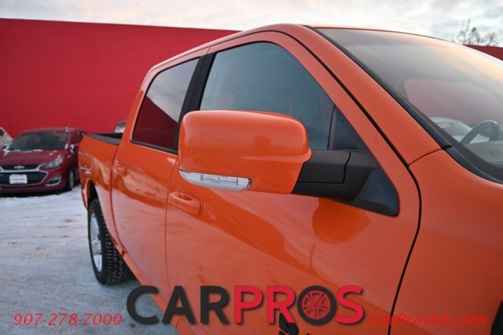 2015 Ram 1500 Sport - Crew Cab - 5.7L HEMI V8 - Front Heated Cloth Seats - Heated Steering Wheel - Remote Start - Bluetooth - Backup Camera - Bedliner - Automatic Climate Control - Tow Package Anchorage AK