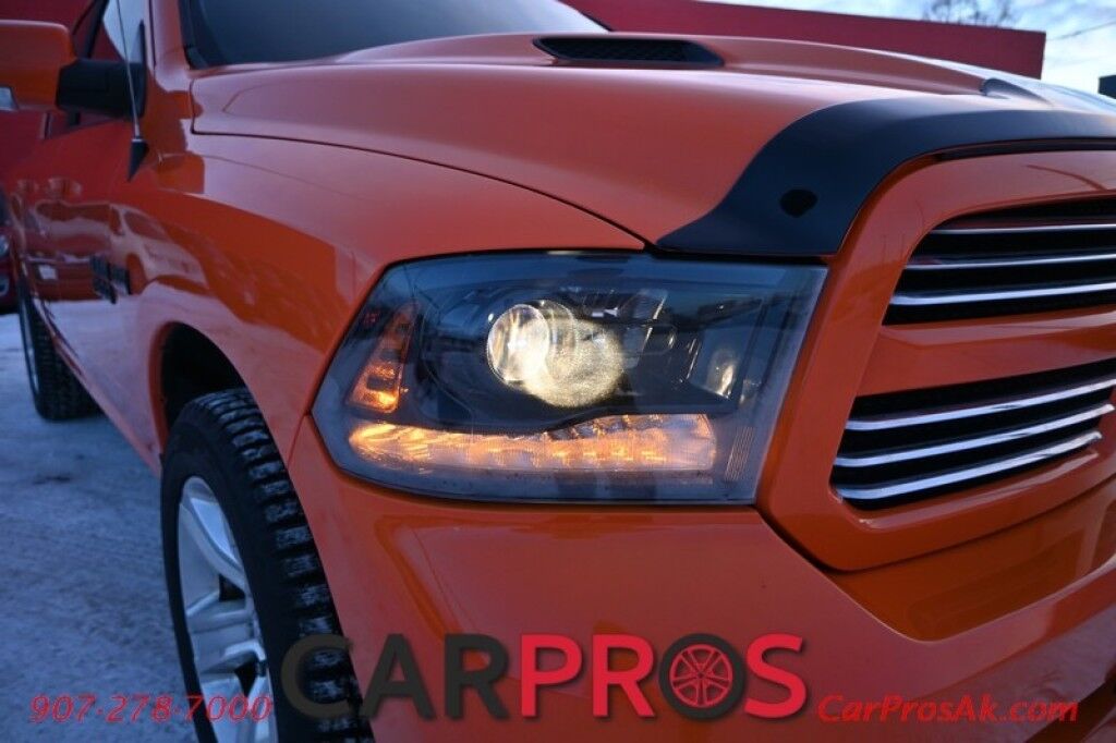 2015 Ram 1500 Sport - Crew Cab - 5.7L HEMI V8 - Front Heated Cloth Seats - Heated Steering Wheel - Remote Start - Bluetooth - Backup Camera - Bedliner - Automatic Climate Control - Tow Package Anchorage AK