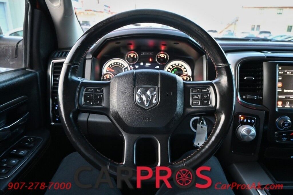 2015 Ram 1500 Sport - Crew Cab - 5.7L HEMI V8 - Front Heated Cloth Seats - Heated Steering Wheel - Remote Start - Bluetooth - Backup Camera - Bedliner - Automatic Climate Control - Tow Package Anchorage AK