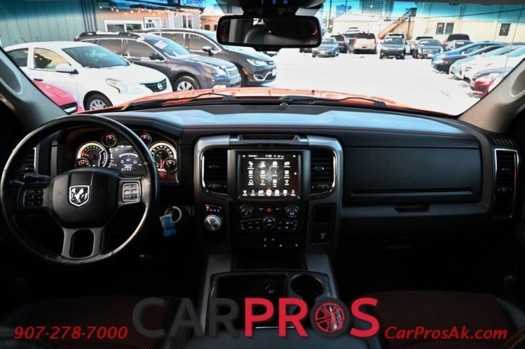 2015 Ram 1500 Sport - Crew Cab - 5.7L HEMI V8 - Front Heated Cloth Seats - Heated Steering Wheel - Remote Start - Bluetooth - Backup Camera - Bedliner - Automatic Climate Control - Tow Package Anchorage AK