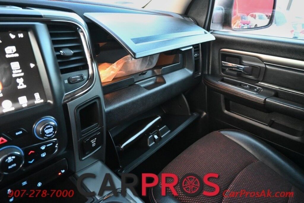 2015 Ram 1500 Sport - Crew Cab - 5.7L HEMI V8 - Front Heated Cloth Seats - Heated Steering Wheel - Remote Start - Bluetooth - Backup Camera - Bedliner - Automatic Climate Control - Tow Package Anchorage AK