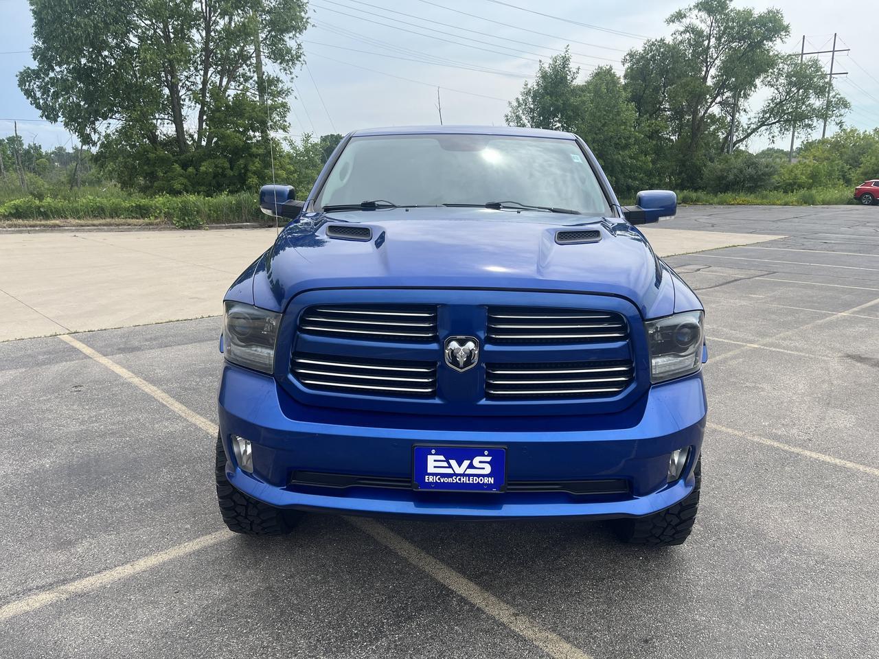2015 Ram 1500 Sport Crew Cab 4WD HEMI ConvGroup w/Sunroof Nav 20s LeatherSeats Spray-InBedliner