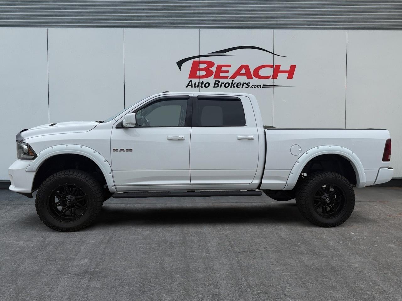 2015 Ram 1500 Sport, HEATED/VENTILATED SEATS, ALPINE SPEAKERS, SUNROOF, BLUETOOTH, UNIVERSAL GARAGE DOOR OPENER, HEATED STEERING WHEEL, POWER/HEATED MIRRORS, POWER FOLDING MIRRORS, TOW PACKAGE, BED LINER, CLEAN CARFAX! Norfolk VA