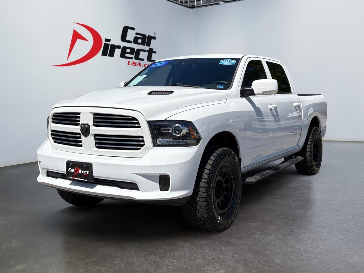 2015 Ram 1500 Sport, RUNNING BOARDS, METHOD BLACK WHEELS, TOW PACKAGE, REAR POWER SLIDING WINDOW, BACKUP CAMERA WITH PARKING SENSORS, NAVIGATION, HEATED STEERING WHEELS & SEATS, REMOTE START, LOW MILES, COME SEE THIS RAM TODAY!