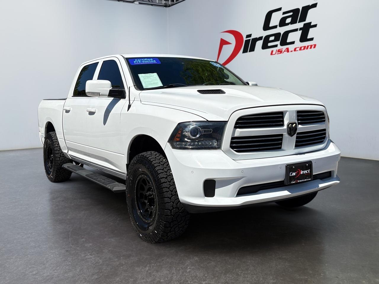 2015 Ram 1500 Sport, RUNNING BOARDS, METHOD BLACK WHEELS, TOW PACKAGE, REAR POWER SLIDING WINDOW, BACKUP CAMERA WITH PARKING SENSORS, NAVIGATION, HEATED STEERING WHEELS & SEATS, REMOTE START, LOW MILES, COME SEE THIS RAM TODAY! Virginia Beach VA