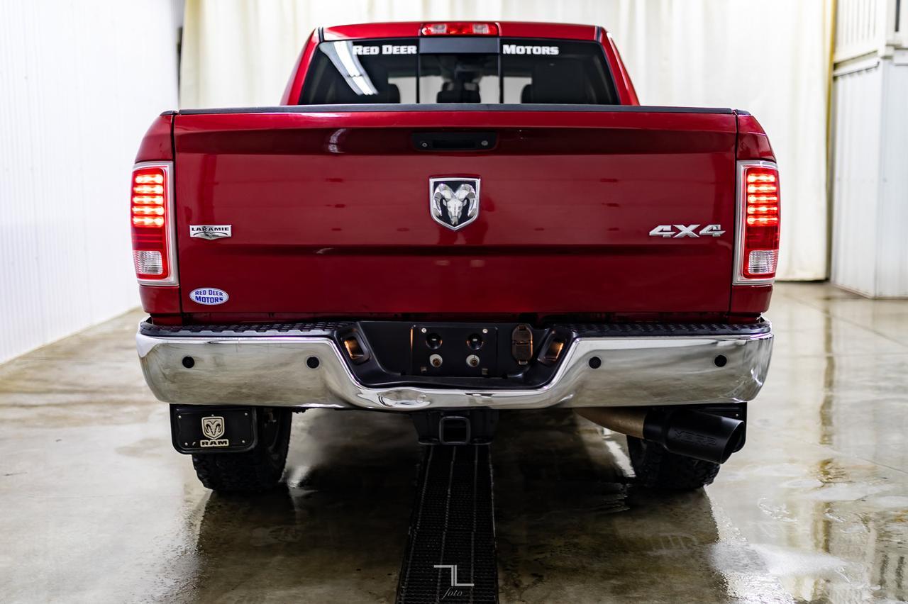 2015 Ram 2500 4x4 Crew Cab Laramie Diesel Leather Nav BCam Red Deer AB