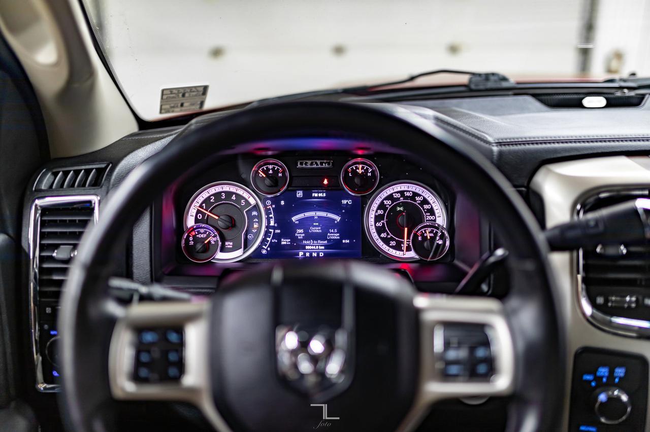 2015 Ram 2500 4x4 Crew Cab Laramie Diesel Leather Nav BCam Red Deer AB