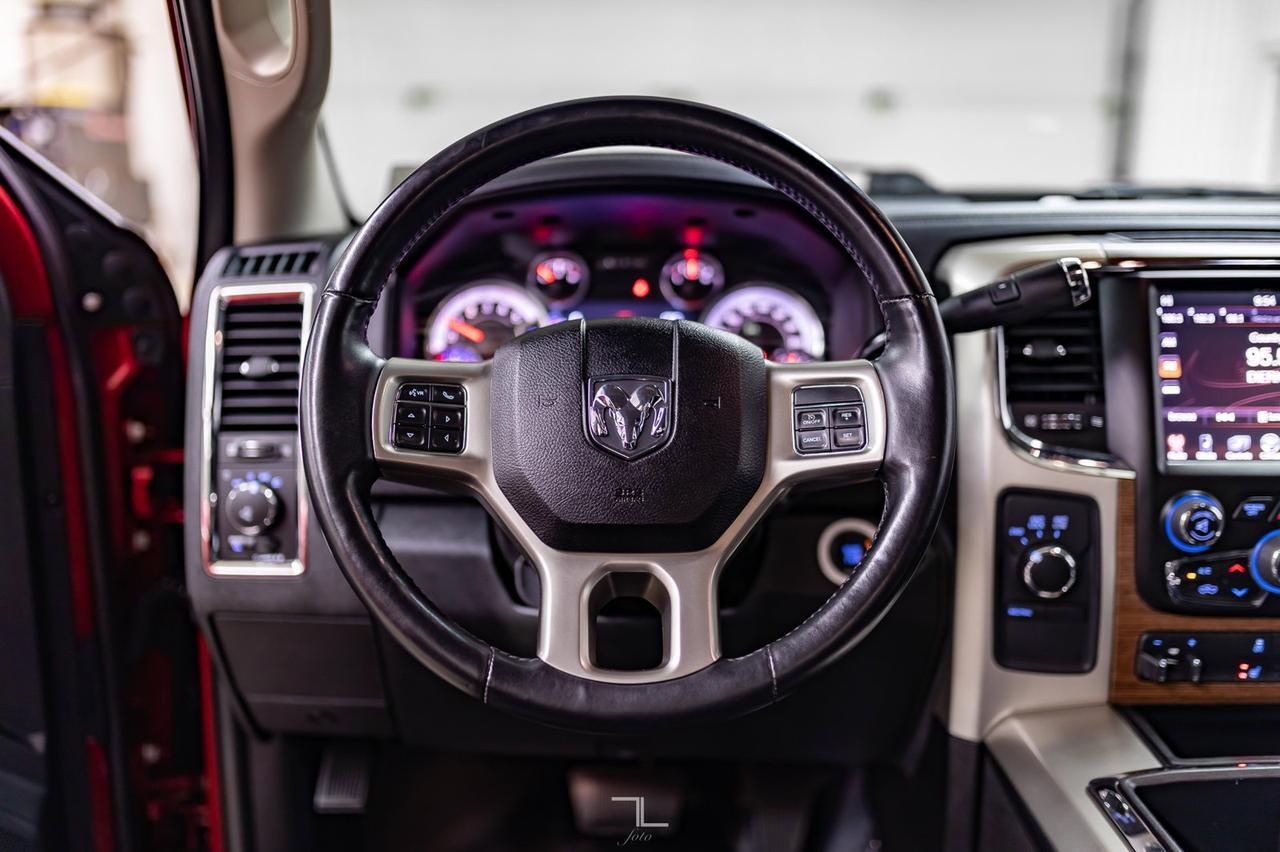 2015 Ram 2500 4x4 Crew Cab Laramie Diesel Leather Nav BCam Red Deer AB