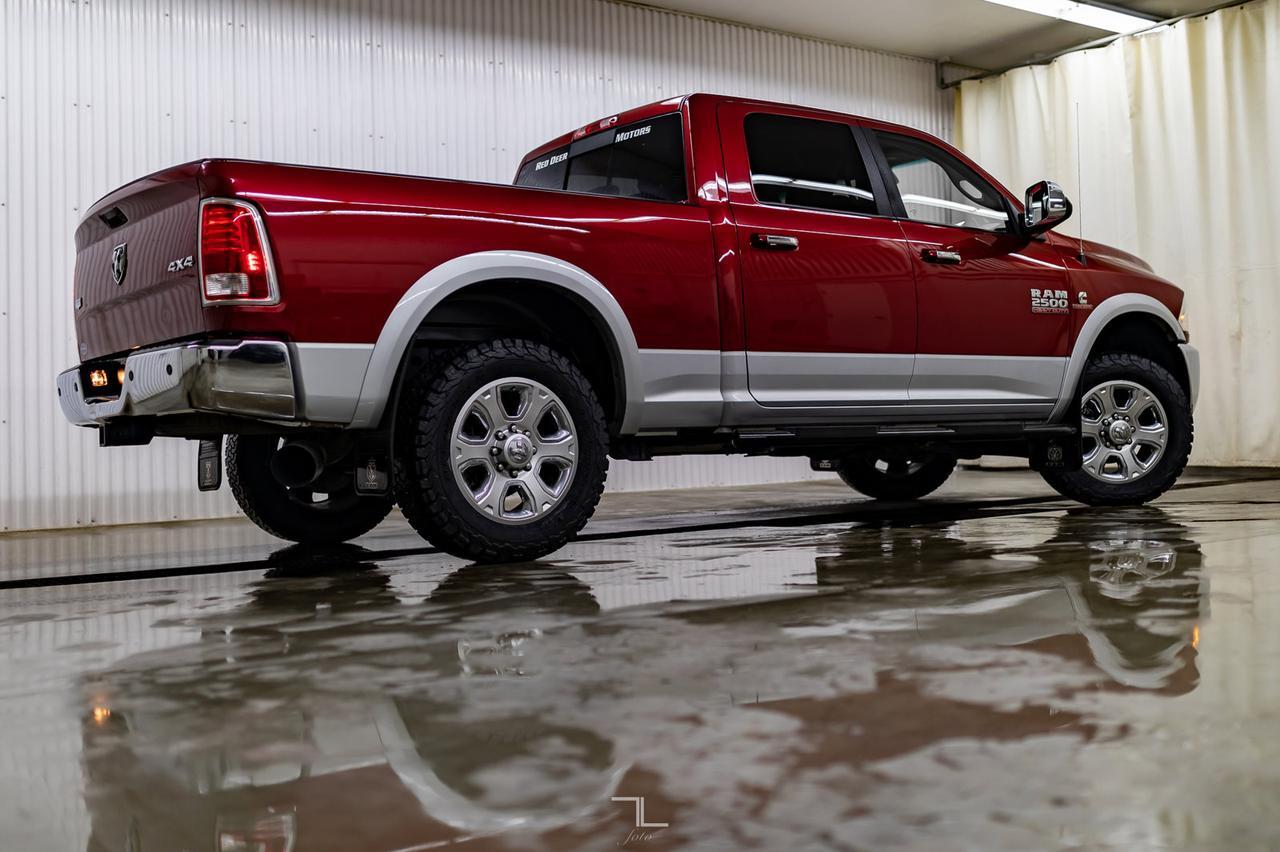 2015 Ram 2500 4x4 Crew Cab Laramie Diesel Leather Nav BCam Red Deer AB