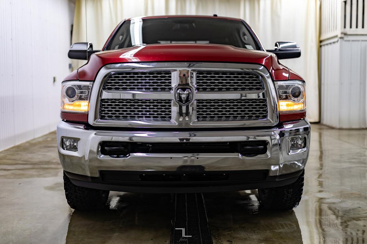 2015 Ram 2500 4x4 Crew Cab Laramie Diesel Leather Nav BCam Red Deer AB
