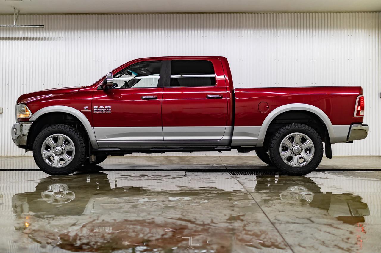 2015 Ram 2500 4x4 Crew Cab Laramie Diesel Leather Nav BCam Red Deer AB