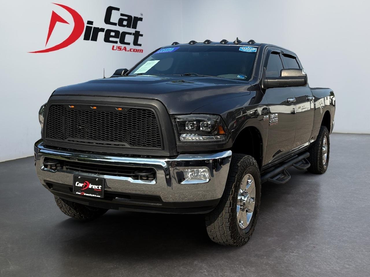 2015 Ram 2500 Big Horn, TUBULAR SIDE STEPS, TOW PACKAGE, BACKUP CAMERA, PARKING SENSORS, NAVIGATION, BED LINER, HEATED STEERING WHEEL & SEATS, REAR POWER SLIDING WINDOW, GO BIG IN THIS BIG HORN