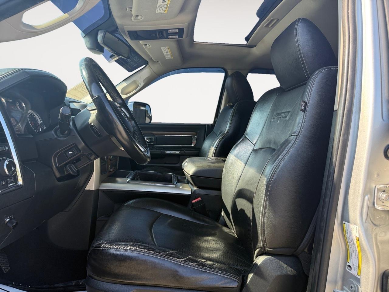 2015 Ram 2500 Laramie, HEATED/VENTILATED SEATS, HEATED REAR SEATS, ALPINE SPEAKERS, UNIVERSAL GARAGE DOOR OPENER, BLUETOOTH, BED LINER, POWER RUNNING BOARDS, POWER SLIDING REAR WINDOW, BACKUP CAMERA, REMOTE START, TOW PACKAGE, MAKE THIS RAM 2500 YOURS TODAY!