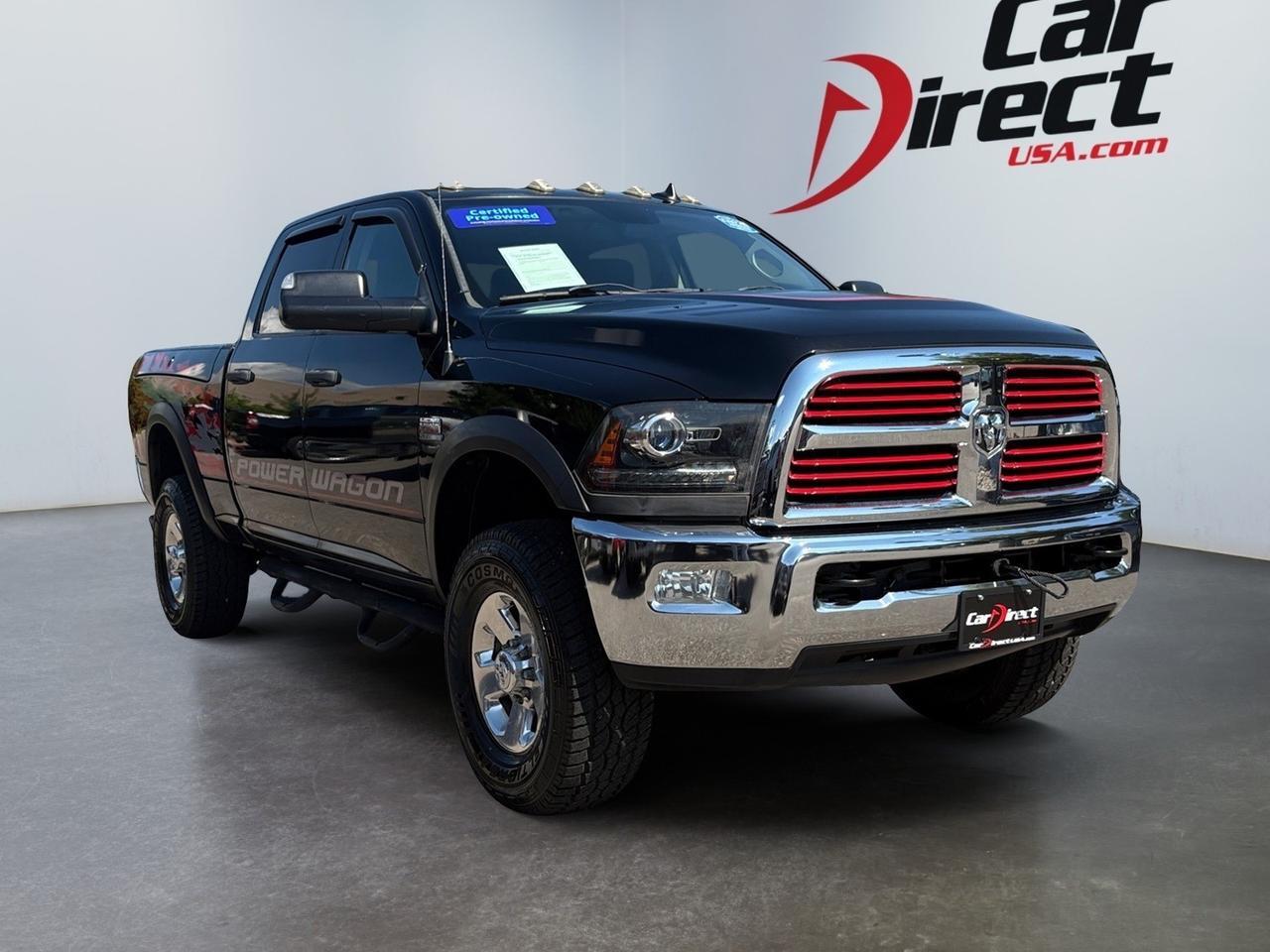 2015 Ram 2500 Power Wagon, LIFTED, RUNNING BOARDS, BLACK FENDER FLARES, REMOTE KEYLESS ENTRY, REAR POWER WINDOW, CLEAN CARFAX, LOW MILEAGE, TAKE POWER OVER THE ROAD! Virginia Beach VA