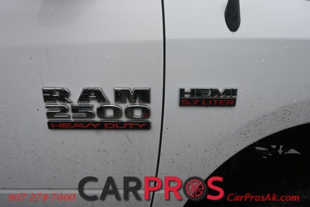 2015 Ram 2500 Tradesman - 4X4 - Crew Cab - 5.7L Hemi - Protection Group - Premium Leather Seats - Seats 6 - Power Locks, Windows & Mirrors - Cruise Control - Trailer Brake Controller - Tow Pkg - Only 35K Miles - 1 Owner Anchorage AK