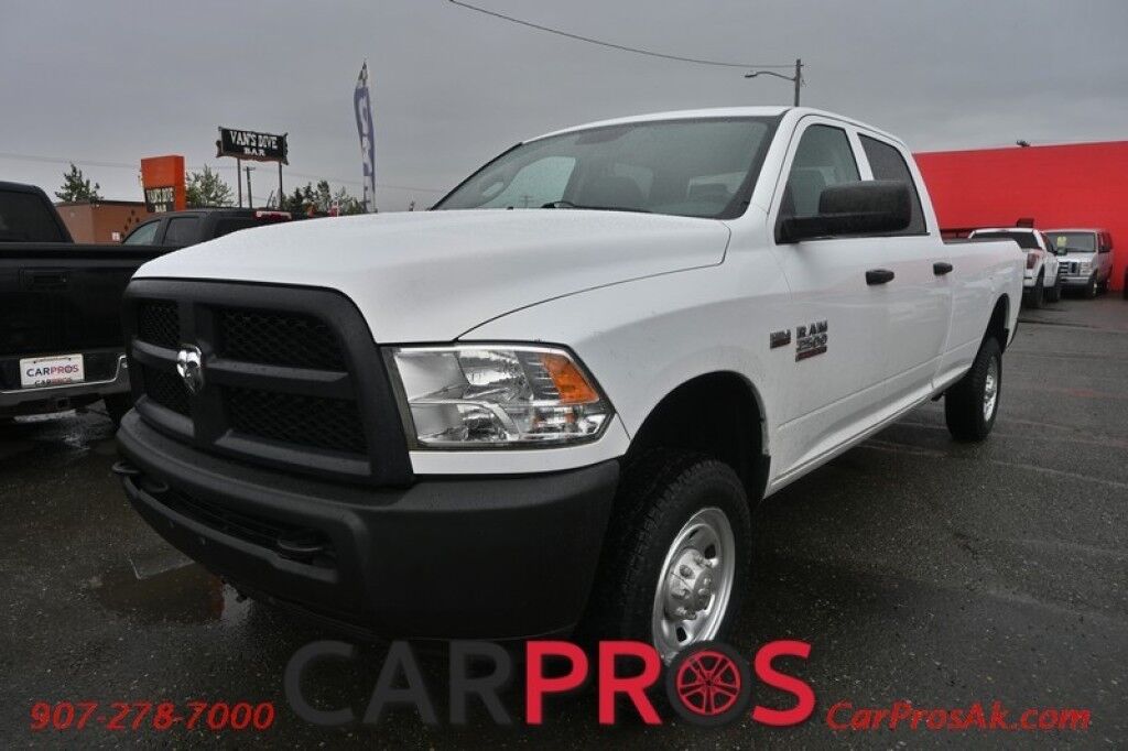 2015 Ram 2500 Tradesman - 4X4 - Crew Cab - 5.7L Hemi - Protection Group - Premium Leather Seats - Seats 6 - Power Locks, Windows & Mirrors - Cruise Control - Trailer Brake Controller - Tow Pkg - Only 35K Miles - 1 Owner Anchorage AK
