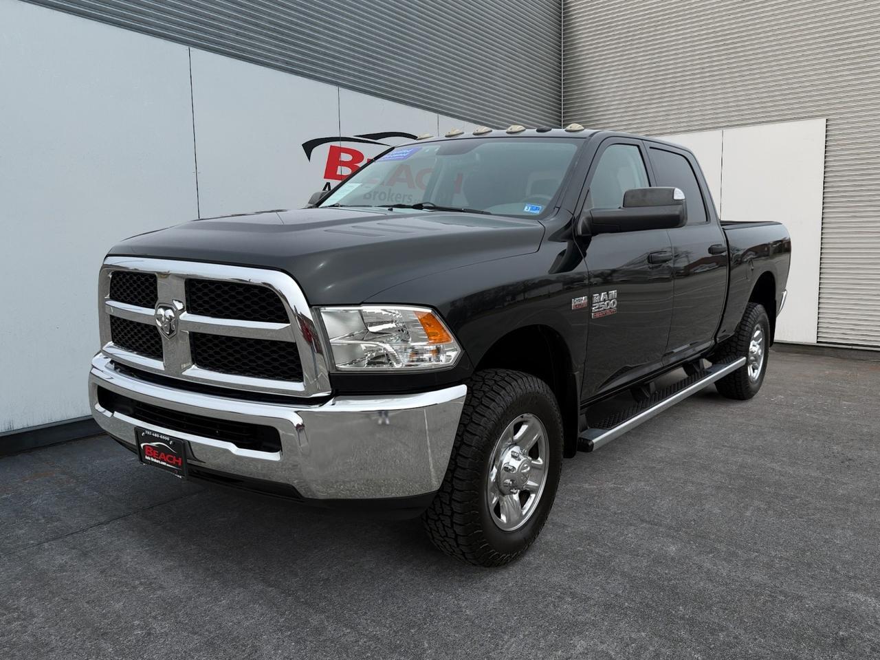 2015 Ram 2500 Tradesman, RUNNING BOARDS, TOW PACKAGE, BED LINER, POWER/HEATED MIRRORS, BLUETOOTH, TINTED GLASS, ALL WEATHER FLOOR MATS, ONLY 1 OWNER, CLEAN CARFAX, LOW MILES!