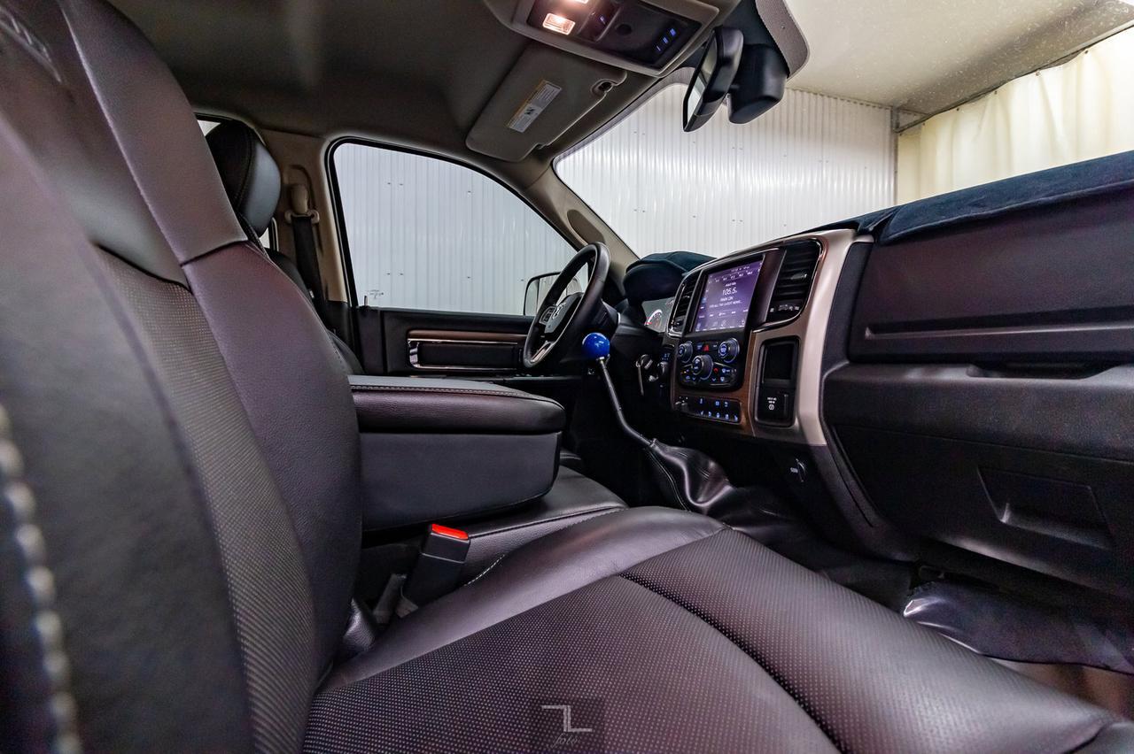 2015 Ram 3500 4x4 Crew Cab Laramie Diesel Manual Red Deer AB