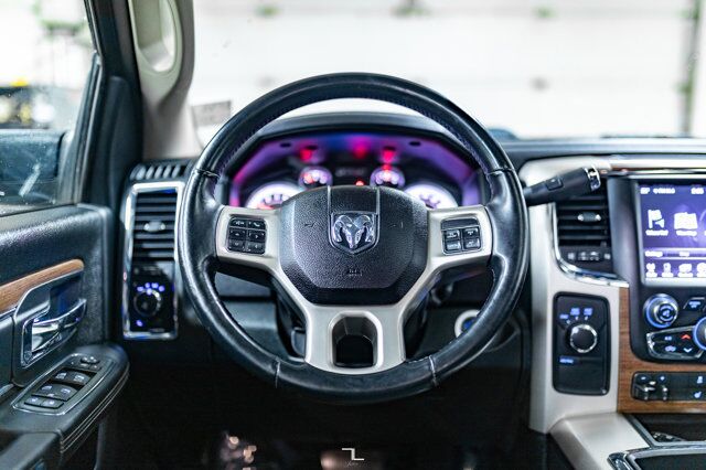 2015 Ram 3500 4x4 Crew Cab Laramie Longbox Diesel Leather Roof Nav Red Deer AB