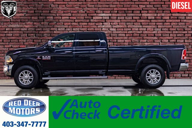 2015 Ram 3500 4x4 Crew Cab Laramie Longbox Diesel Leather Roof Nav