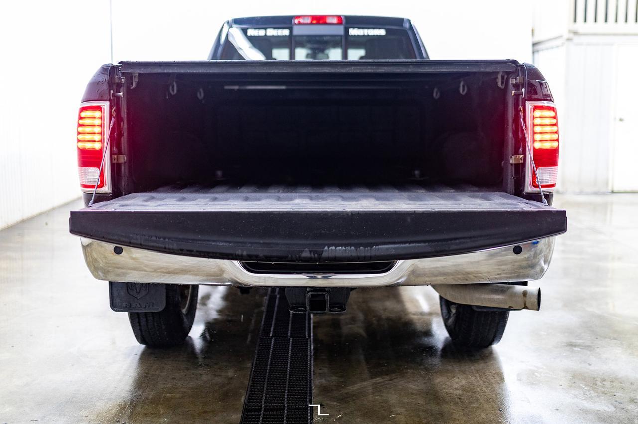2015 Ram 3500 4x4 Crew Cab Laramie Longbox Diesel Leather Roof Nav Red Deer AB