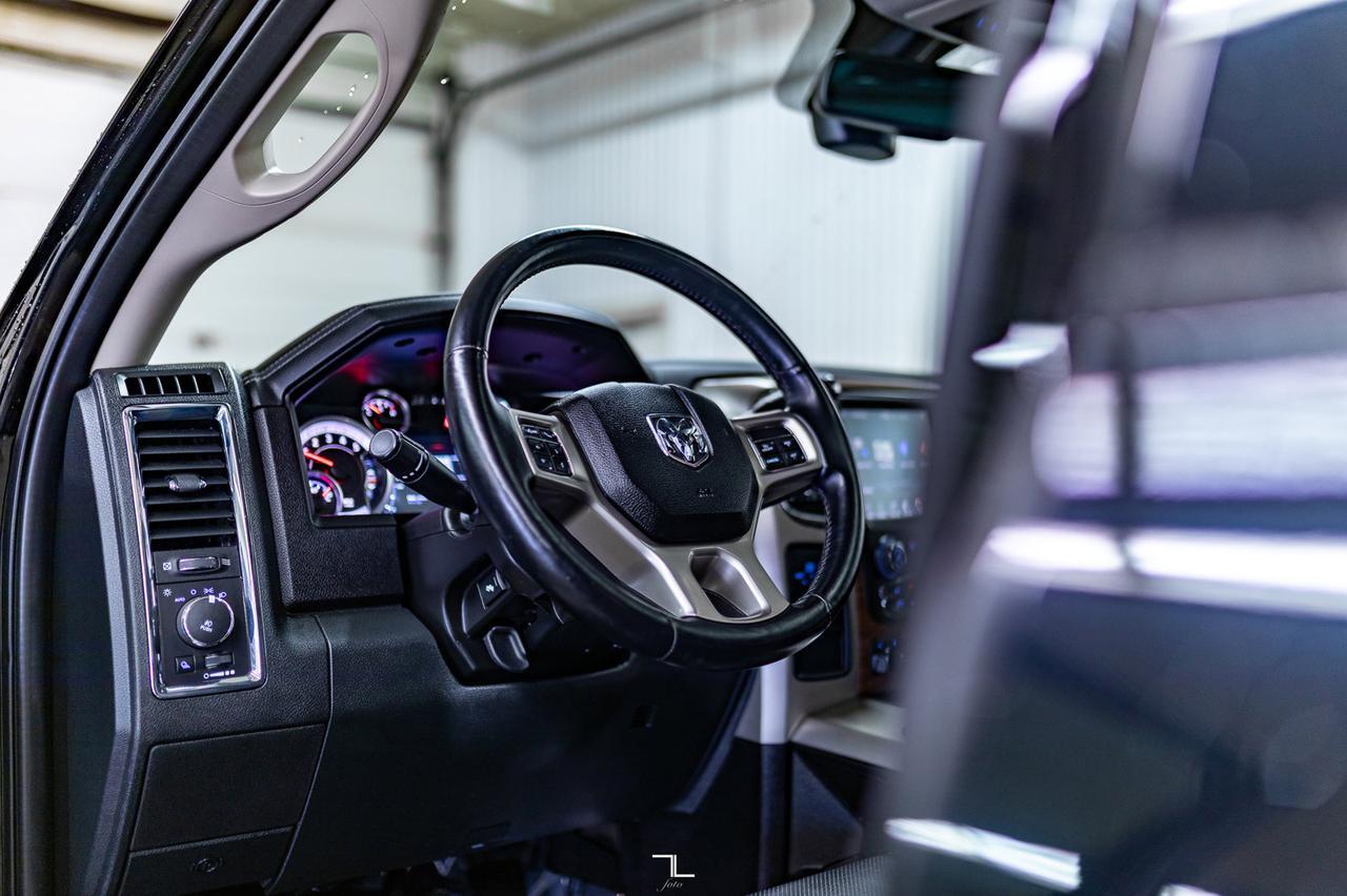 2015 Ram 3500 4x4 Crew Cab Laramie Longbox Diesel Leather Roof Nav Red Deer AB