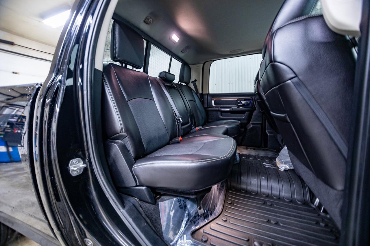 2015 Ram 3500 4x4 Crew Cab Laramie Longbox Diesel Leather Roof Nav Red Deer AB