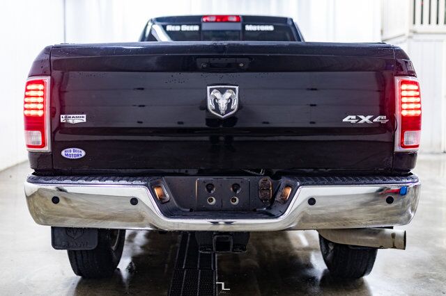 2015 Ram 3500 4x4 Crew Cab Laramie Longbox Diesel Leather Roof Nav Red Deer AB