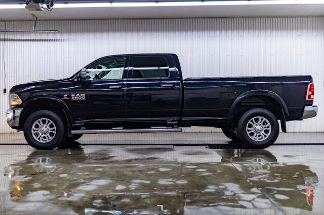 2015 Ram 3500 4x4 Crew Cab Laramie Longbox Diesel Leather Roof Nav Red Deer AB