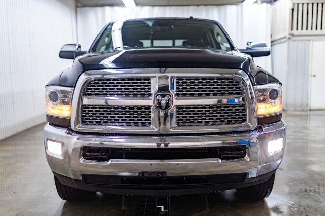 2015 Ram 3500 4x4 Crew Cab Laramie Longbox Diesel Leather Roof Nav Red Deer AB