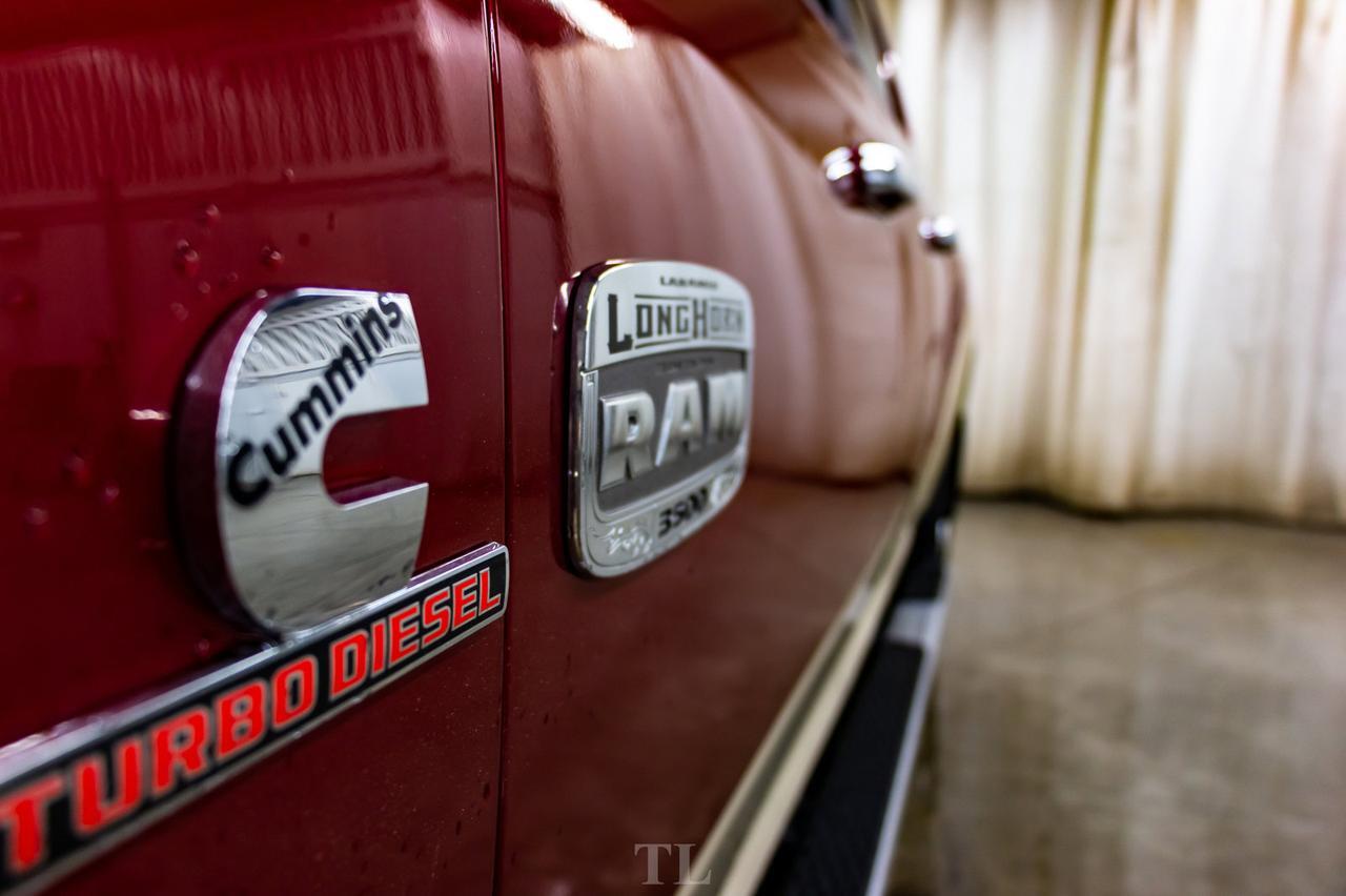 2015 Ram 3500 4x4 Crew Cab Longhorn Diesel Leather Roof Nav Red Deer AB