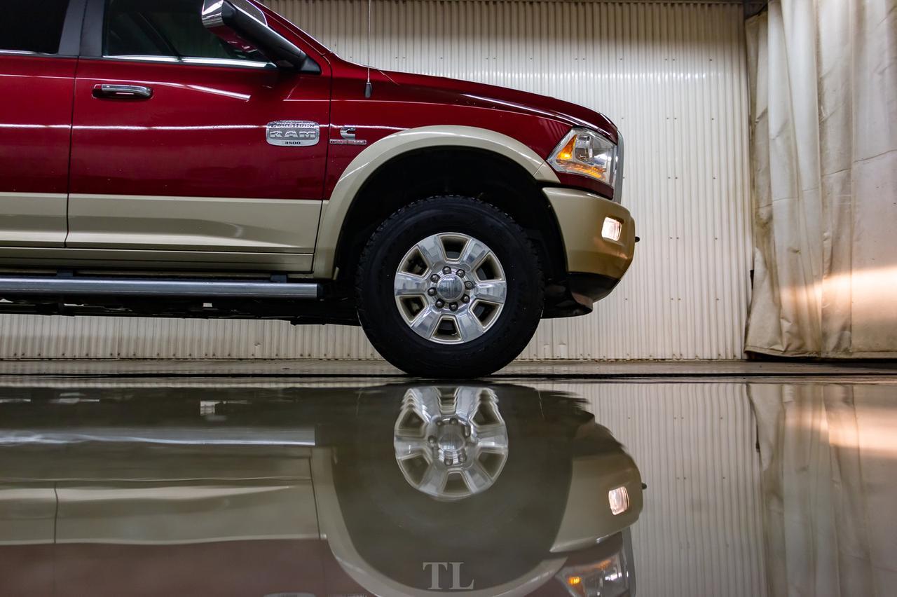 2015 Ram 3500 4x4 Crew Cab Longhorn Diesel Leather Roof Nav Red Deer AB