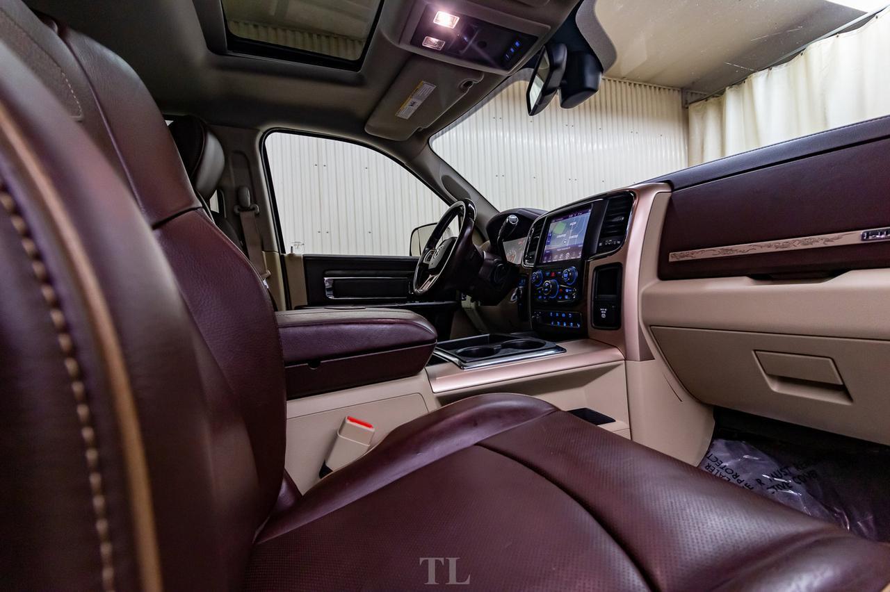 2015 Ram 3500 4x4 Crew Cab Longhorn Diesel Leather Roof Nav Red Deer AB