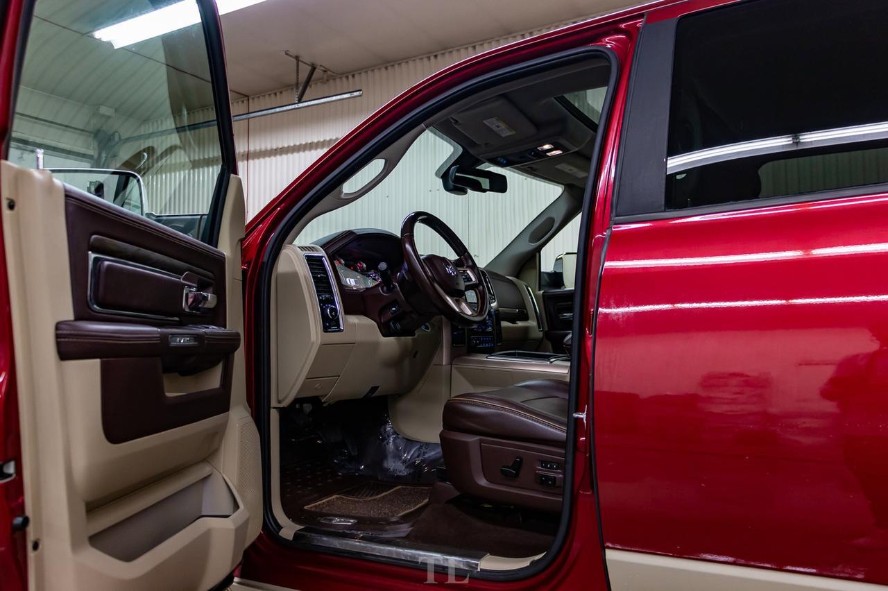 2015 Ram 3500 4x4 Crew Cab Longhorn Diesel Leather Roof Nav Red Deer AB