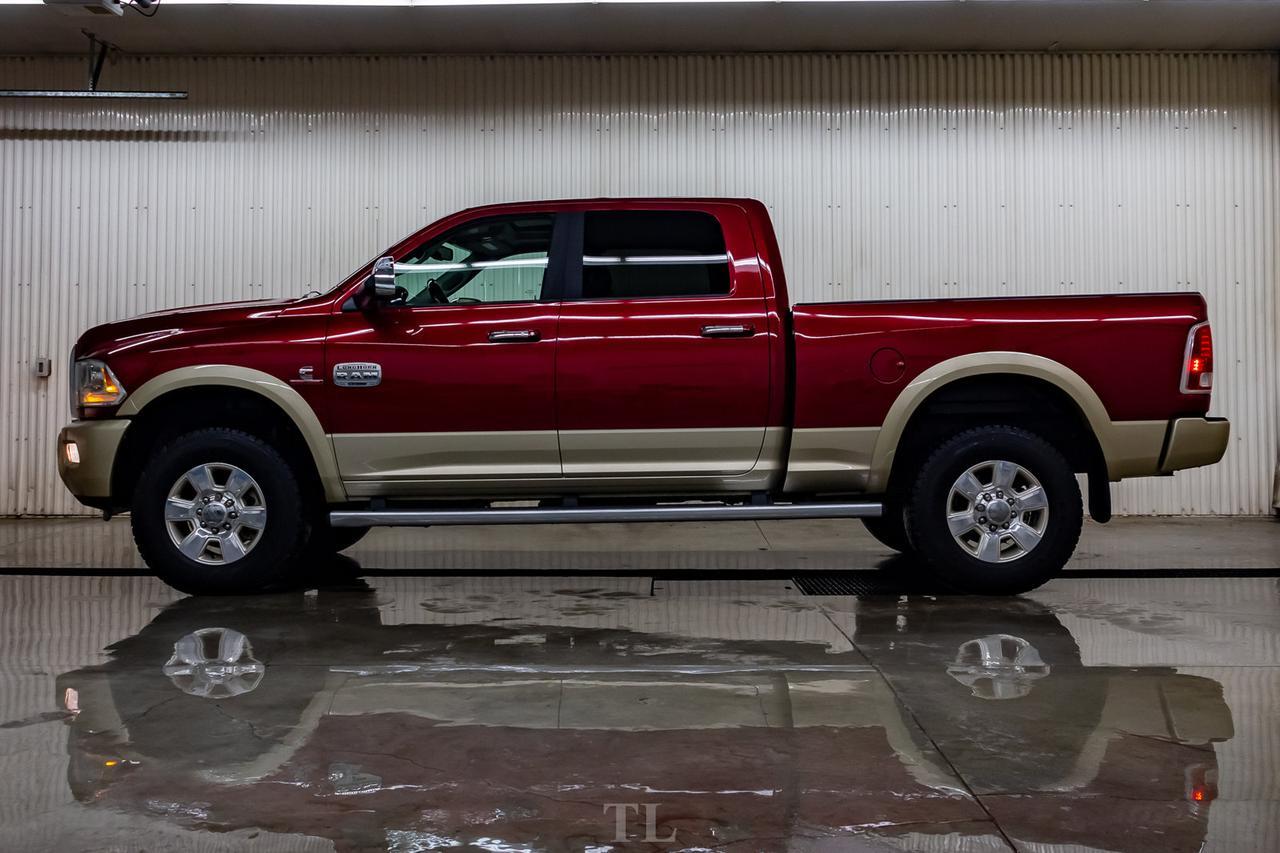 2015 Ram 3500 4x4 Crew Cab Longhorn Diesel Leather Roof Nav Red Deer AB