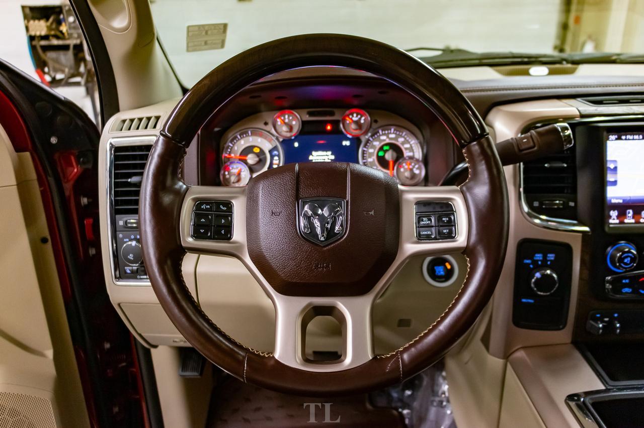 2015 Ram 3500 4x4 Crew Cab Longhorn Diesel Leather Roof Nav Red Deer AB