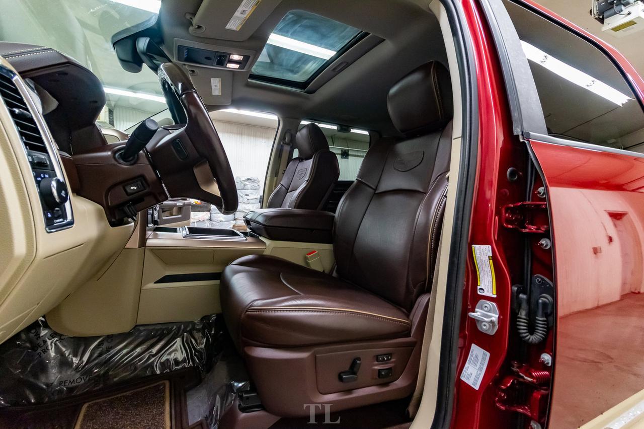 2015 Ram 3500 4x4 Crew Cab Longhorn Diesel Leather Roof Nav Red Deer AB