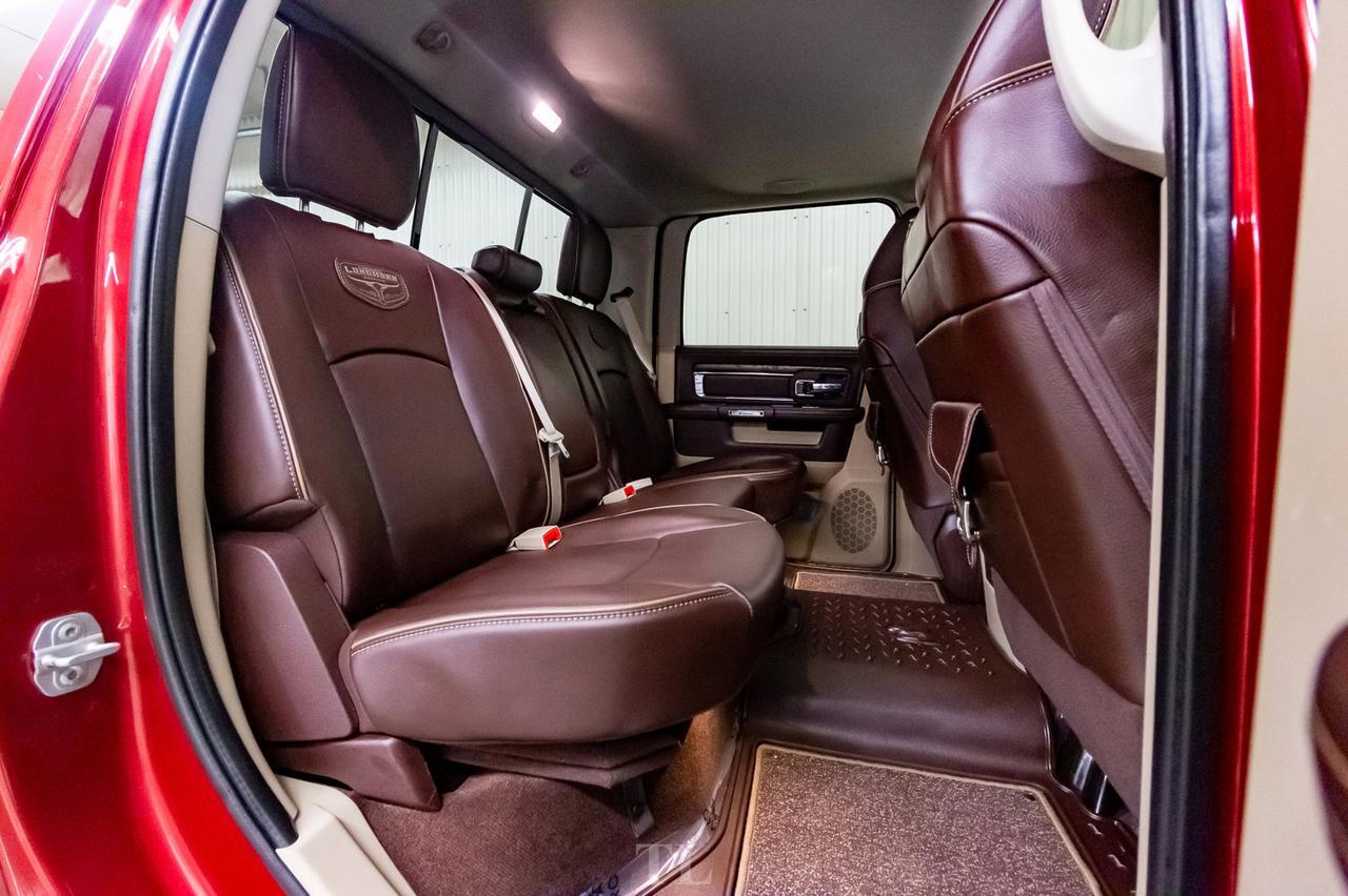 2015 Ram 3500 4x4 Crew Cab Longhorn Diesel Leather Roof Nav Red Deer AB